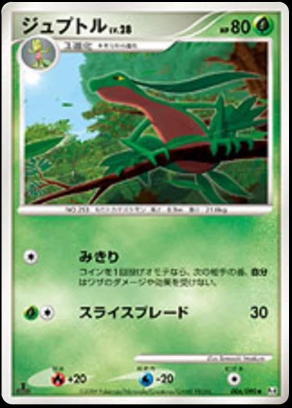 Grovyle #6 Pokémon Card from Pokemon Japanese Advent of Arceus Set 