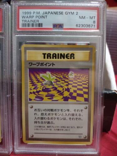 Warp Point Pokémon Card from Pokemon Japanese Challenge from the Darkness Set 