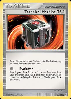 Technical Machine TS-1 from Japanese Cry From The Mysterious Pokémon card set