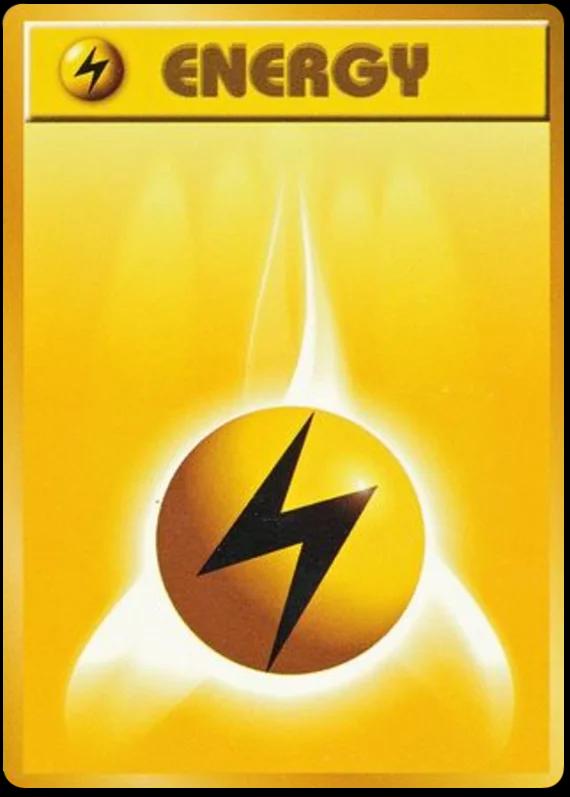 Lightning Energy Pokémon Card from Pokemon Japanese Expansion Pack Set 