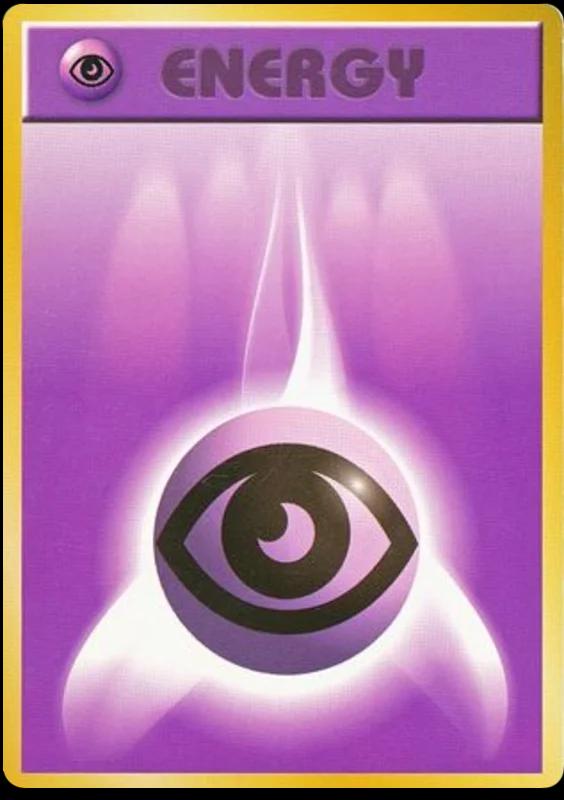 Psychic Energy Pokémon Card from Pokemon Japanese Expansion Pack Set 