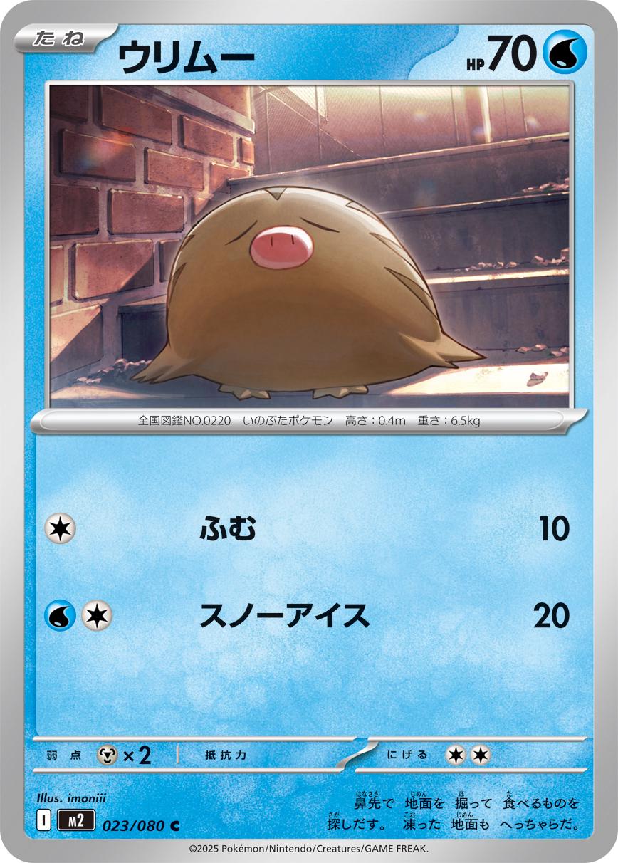 Swinub #23 Pokémon Card from Pokemon Japanese Inferno X Set 
