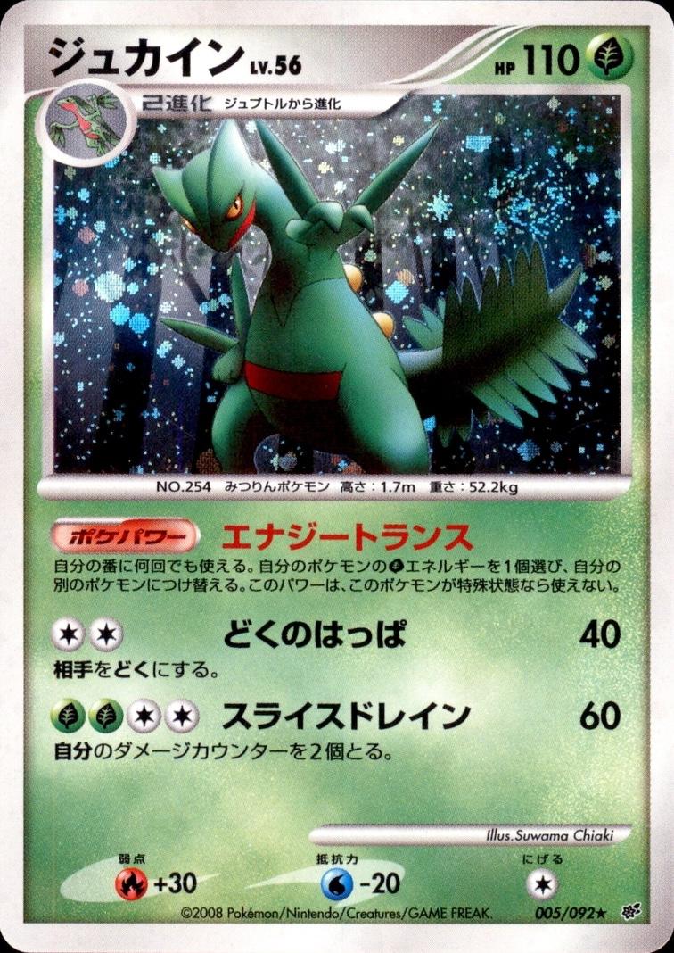 Sceptile #5 from Japanese Intense Fight In The Destroyed Sky Pokémon card set