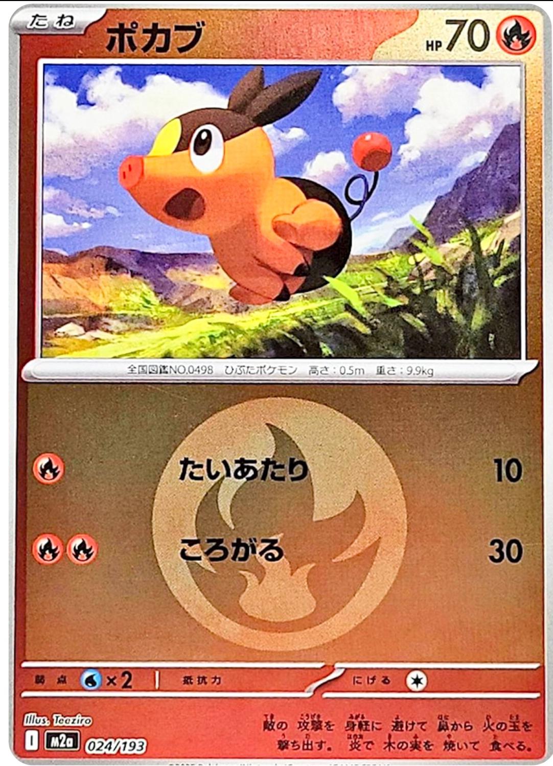 Tepig [Energy] #24 Pokémon Card from Pokemon Japanese Mega Dream ex Set 