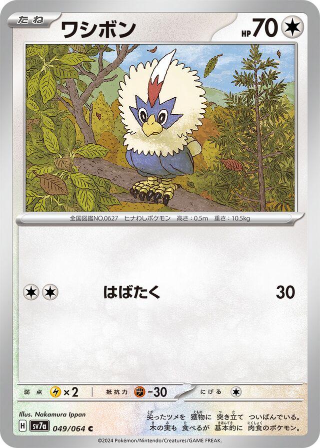 Rufflet #49 Pokémon Card from Pokemon Japanese Paradise Dragona Set 