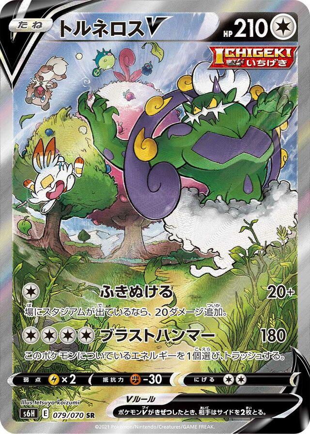 Tornadus V #79 from Japanese Silver Lance Pokémon card set