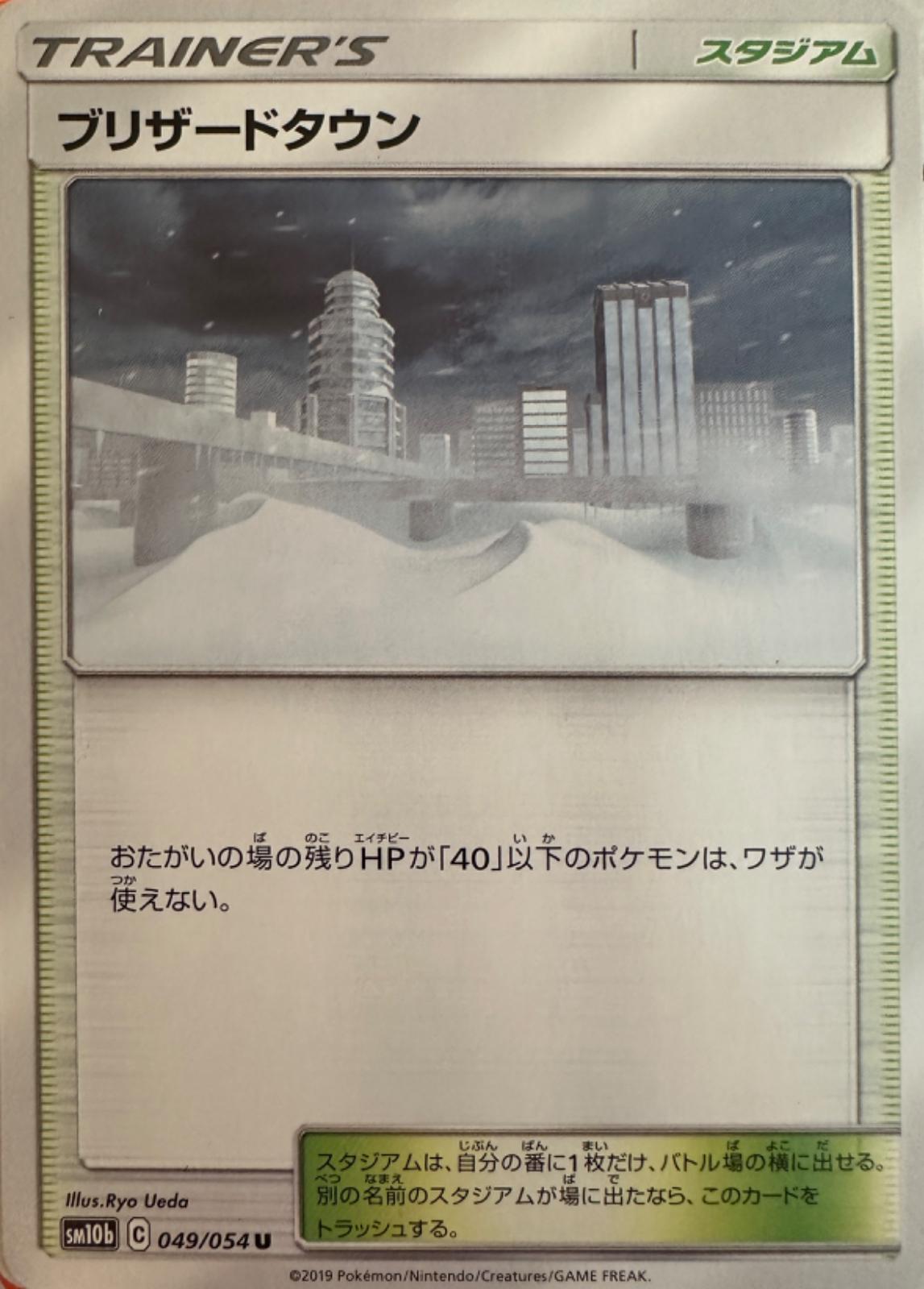 Blizzard Town #49 Pokémon Card from Pokemon Japanese Sky Legend Set 