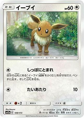 Eevee #109 Pokémon Card from Pokemon Japanese Tag All Stars Set 