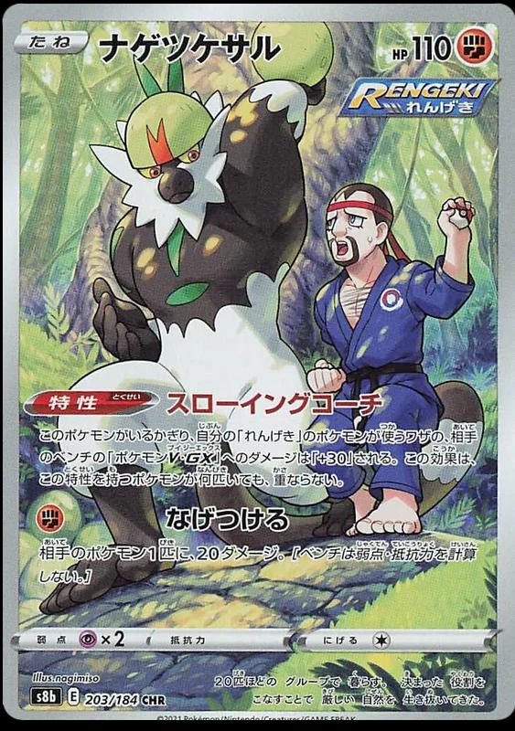 Passimian #203 Pokémon Card from Pokemon Japanese VMAX Climax Set 