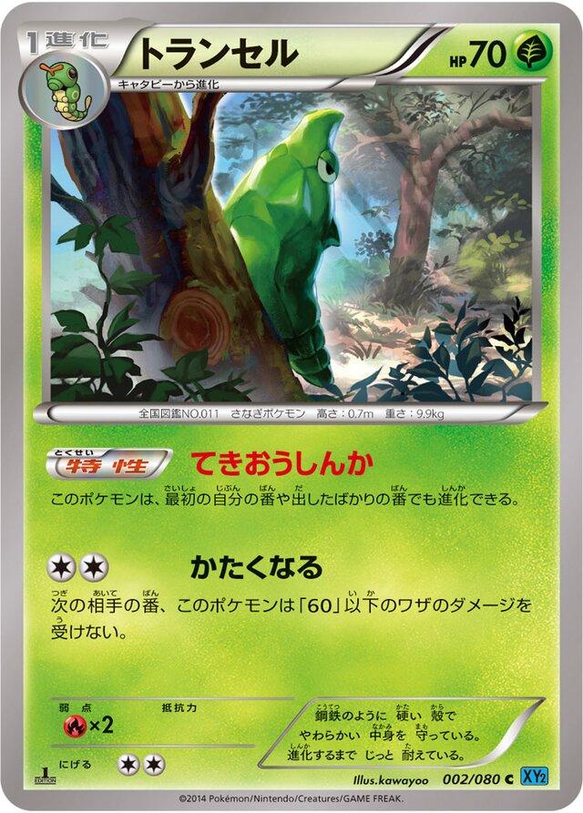 Metapod #2 Pokémon Card from Pokemon Japanese Wild Blaze Set 